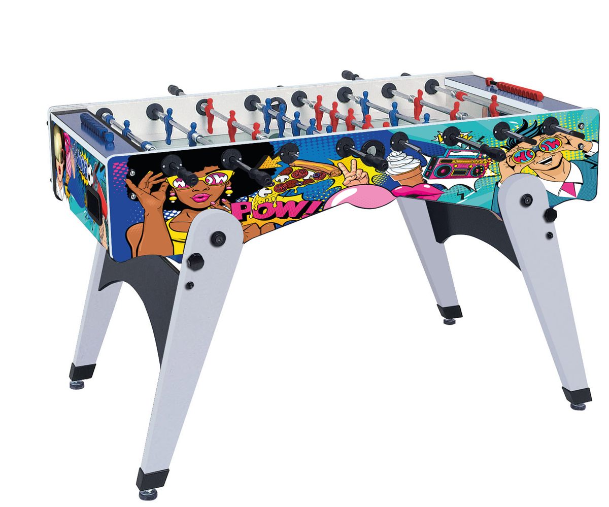 Klappbarer Garlando Foldy EVO Kicker mit individueller Gestaltung